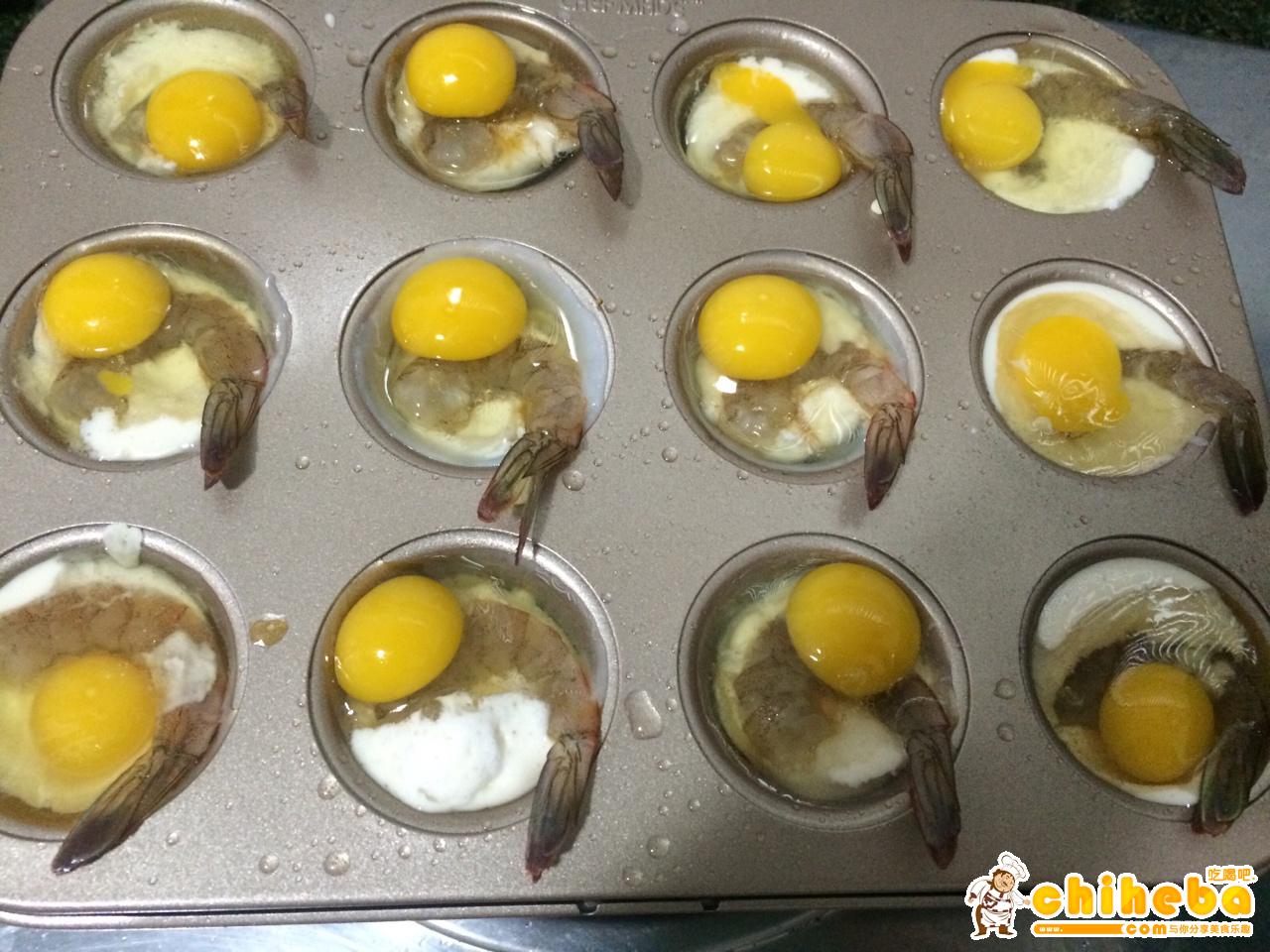 虾扯蛋—烤箱版台湾著名小吃的做法 步骤2
